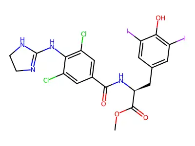 4-Carboxyclonidine-methyl 3,5-dichlorotyrosine structure