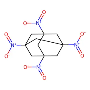 1,3,5,7-Tetranitroadamantane structure