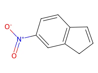6-Nitroindene structure
