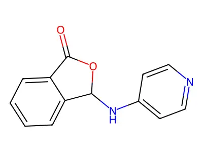 3-(4-Pyridylamino)phthalide structure