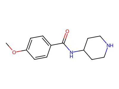 4-Methoxy-N-(piperidin-4-yl)benzamide structure