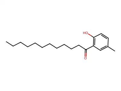 1-(2-Hydroxy-5-methylphenyl)dodecan-1-one structure