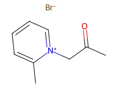 2-Methyl-1-(2-oxopropyl)pyridinium bromide structure