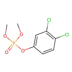 Phosphoric acid, 3,4-dichlorophenyl dimethyl ester structure