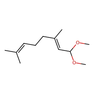 Citral dimethyl acetal structure