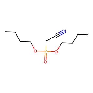 Phosphonic acid, (cyanomethyl)-, dibutyl ester structure