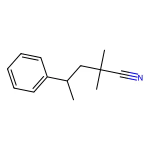 2,2,4-Trimethyl-4-phenyl-butane-nitrile structure