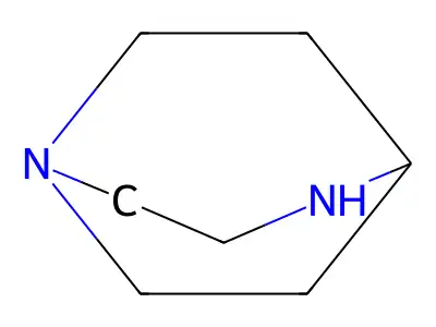 1,4-Diazabicyclo(3.2.2)nonane structure