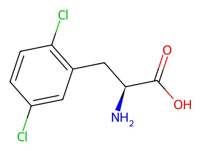 2-amino-3-(2,6-dichlorophenyl)propanoic Acid structure