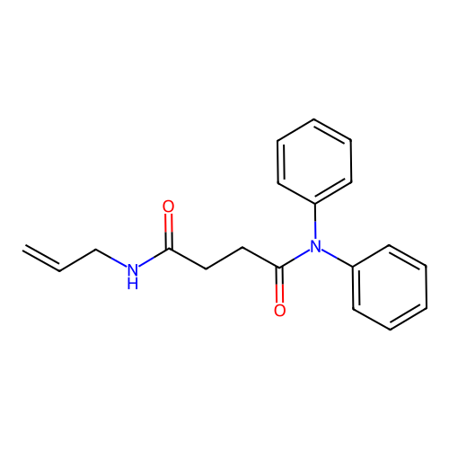 N,N-diphenyl-N'-(prop-2-en-1-yl)butanediamide structure