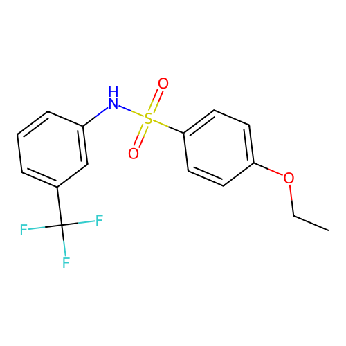 4-ethoxy-N-[3-(trifluoromethyl)phenyl]benzenesulfonamide structure