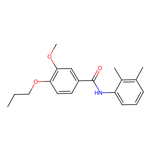 N-(2,3-dimethylphenyl)-3-methoxy-4-propoxybenzamide structure