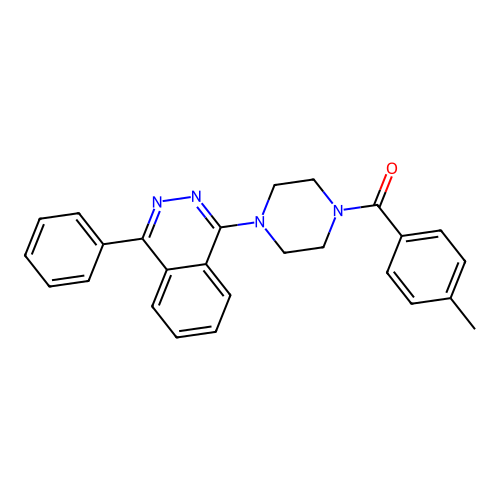(4-Methylphenyl)[4-(4-phenylphthalazin-1-yl)piperazin-1-yl]methanone structure