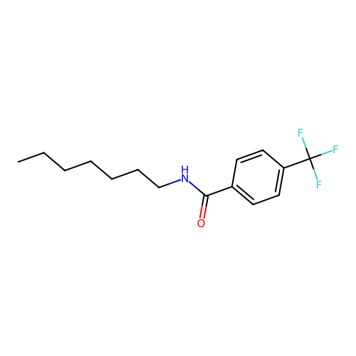 N-heptyl-4-(trifluoromethyl)benzamide structure