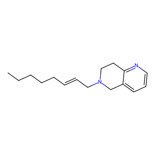 1,6-Naphthyridine, 5,6,7,8-tetrahydro-6-(2-octenyl)- structure