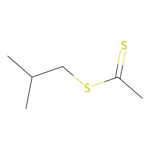 2-Methylpropyl ethane(dithioate) structure