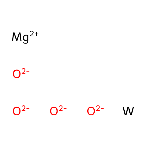 Magnesium tungsten oxide structure