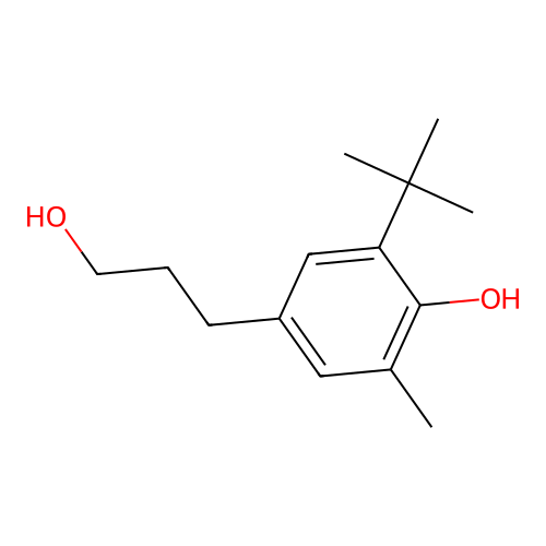 3-(3-tert-Butyl-4-hydroxy-5-methylphenyl)propanol structure