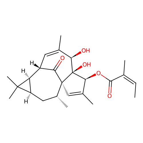 20-Deoxyingenol 3-angelate structure