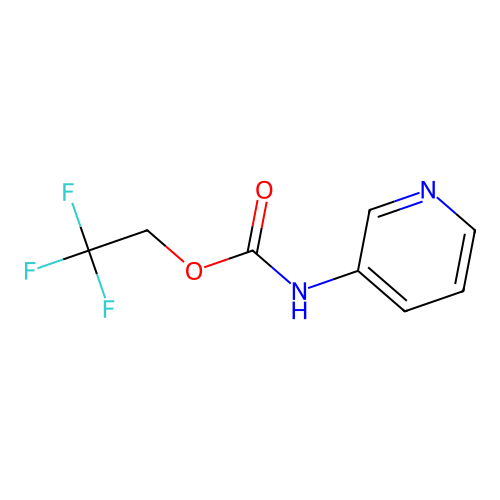 2,2,2-trifluoroethyl N-(pyridin-3-yl)carbamate structure