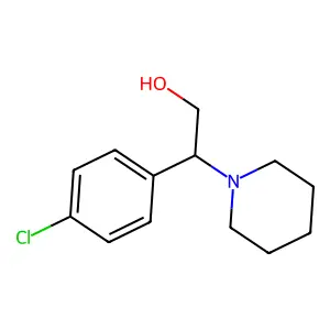 1-Piperidineethanol, beta-(p-chlorophenyl)- structure