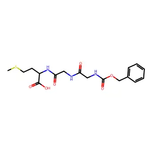 Z-GLYCYL-GLYCYL-L-METHIONINE structure
