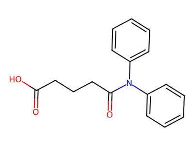 5-(Diphenylamino)-5-oxopentanoic acid structure
