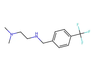 [2-(Dimethylamino)ethyl]({[4-(trifluoromethyl)phenyl]methyl})amine structure