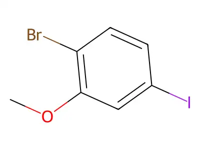 2-Bromo-4-iodoanisole structure