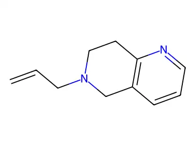1,6-Naphthyridine, 5,6,7,8-tetrahydro-6-(2-propenyl)- structure
