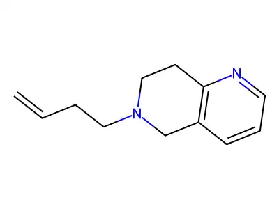 1,6-Naphthyridine, 5,6,7,8-tetrahydro-6-(3-butenyl)- structure