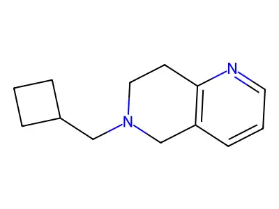 1,6-Naphthyridine, 5,6,7,8-tetrahydro-6-(cyclobutylmethyl)- structure