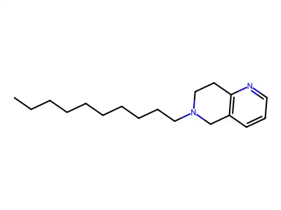 1,6-Naphthyridine, 5,6,7,8-tetrahydro-6-decyl- structure
