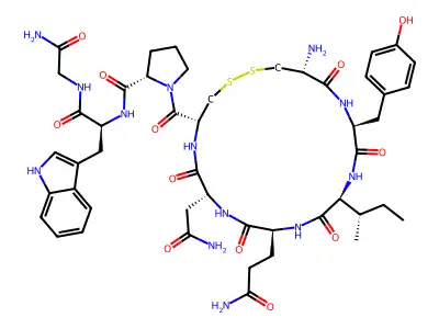 oxytocin, Trp(8)- structure