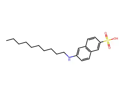 2-(N-癸基)氨基萘-6-磺酸 structure
