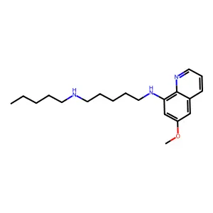 N~1~-(6-Methoxyquinolin-8-yl)-N~5~-pentylpentane-1,5-diamine structure