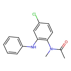 N-(2-Anilino-4-chlorophenyl)-N-methylacetamide structure