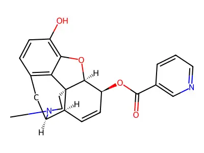 Morphine 6-nicotinate structure
