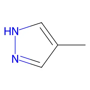 甲吡唑 structure