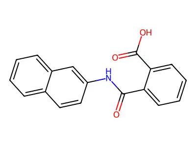 2-((2-Naphthylamino)carbonyl)benzoic acid structure