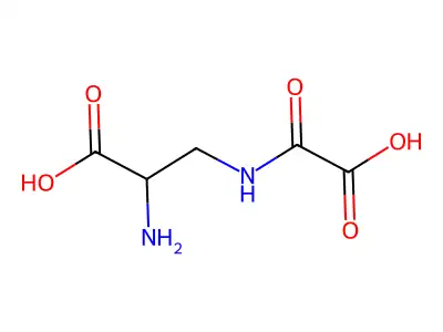 Oxalyldiaminopropionic acid structure