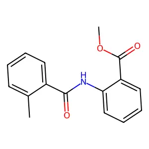 Methyl 2-(2-methylbenzamido)benzoate structure