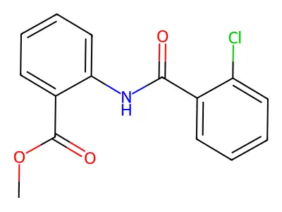 Methyl 2-[(2-chlorobenzoyl)amino]benzoate structure