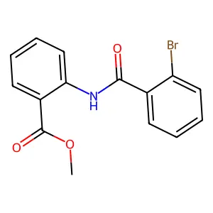 Methyl 2-(2-bromobenzamido)benzoate structure