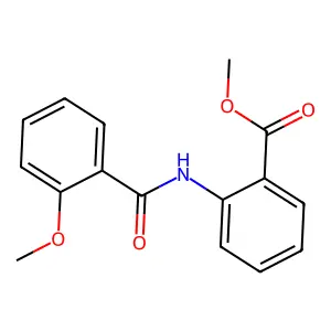 Methyl 2-(2-methoxybenzamido)benzoate structure