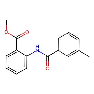 Methyl 2-[(3-methylbenzoyl)amino]benzoate structure