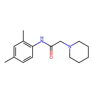 N-(2,4-Dimethylphenyl)-2-(piperidin-1-yl)acetamide structure