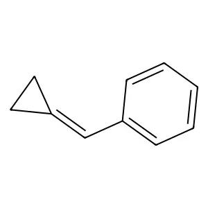 Benzene, (cyclopropylidenemethyl)- structure
