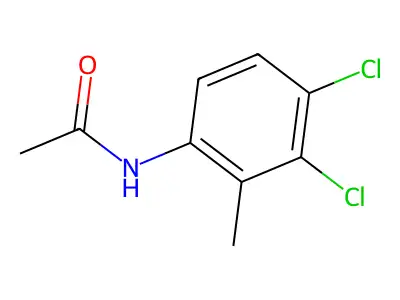 N-(3,4-dichloro-2-methylphenyl)acetamide structure