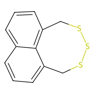 4H,8H-Naphtho(1,8-e)-1,2,3-trithiocin structure